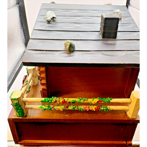 Vintage Japanese-Made Swiss Chalet Style Musical Jewelry Box - Picture 4 of 9